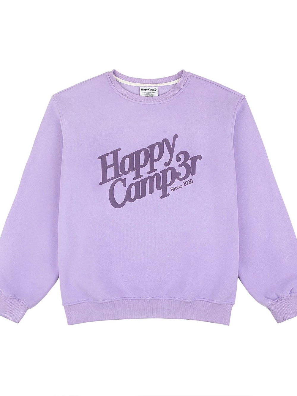 Happy Camp3r Puff Series Crewneck in Purple Size med